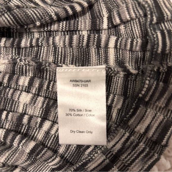 ATM ANTHONY THOMAS MELILLO Silk Cotton Ribbed
Lightweight Space Dye Sleeveless - Picture 5 of 6